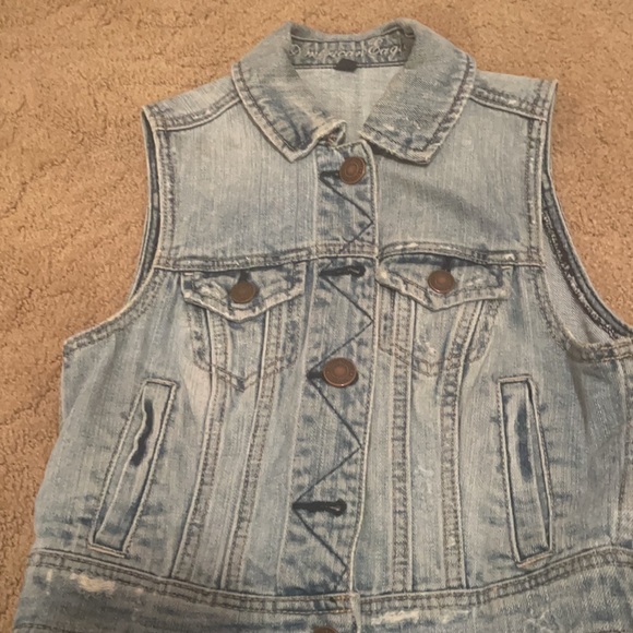 American Eagle jeans vest - Picture 2 of 3